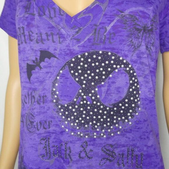 Disney Jack Skellington T Shirt Nightmare NBC Tee - Picture 1 of 6